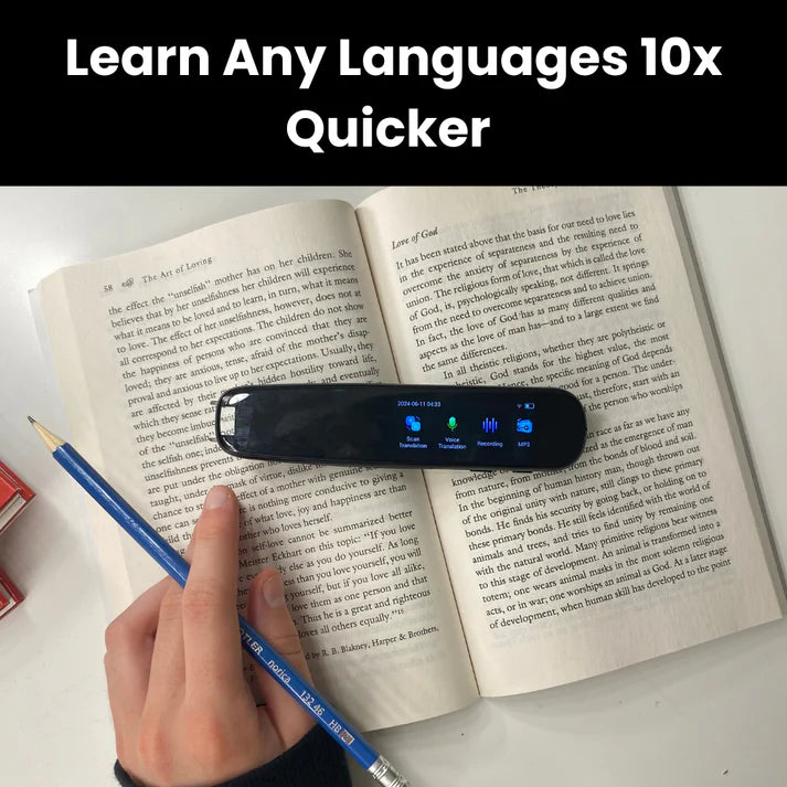Translation Pen Scanner - Scan Reader Pen for 112 Languages