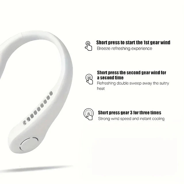 LAST DAY 50% OFF - Portable Neck Fan