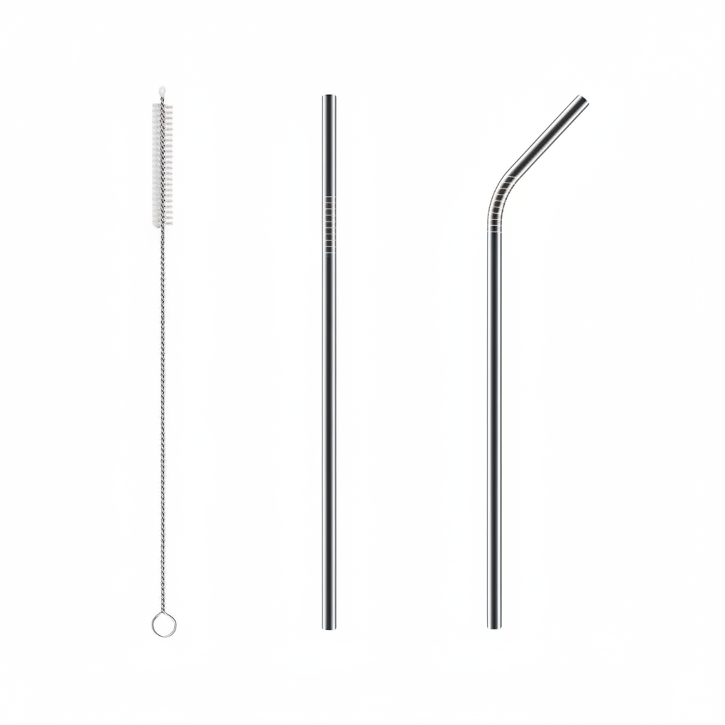 Stainless Steel Straw Set