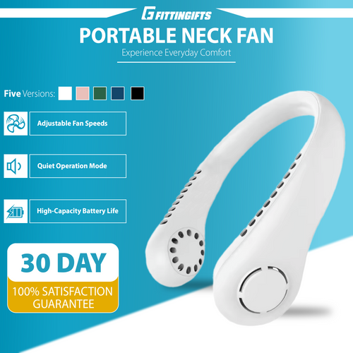 LAST DAY 50% OFF - Portable Neck Fan