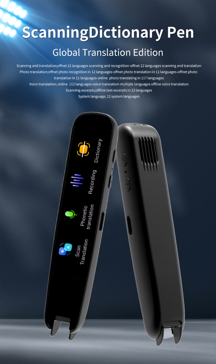 Translation Pen Scanner - Scan Reader Pen for 112 Languages