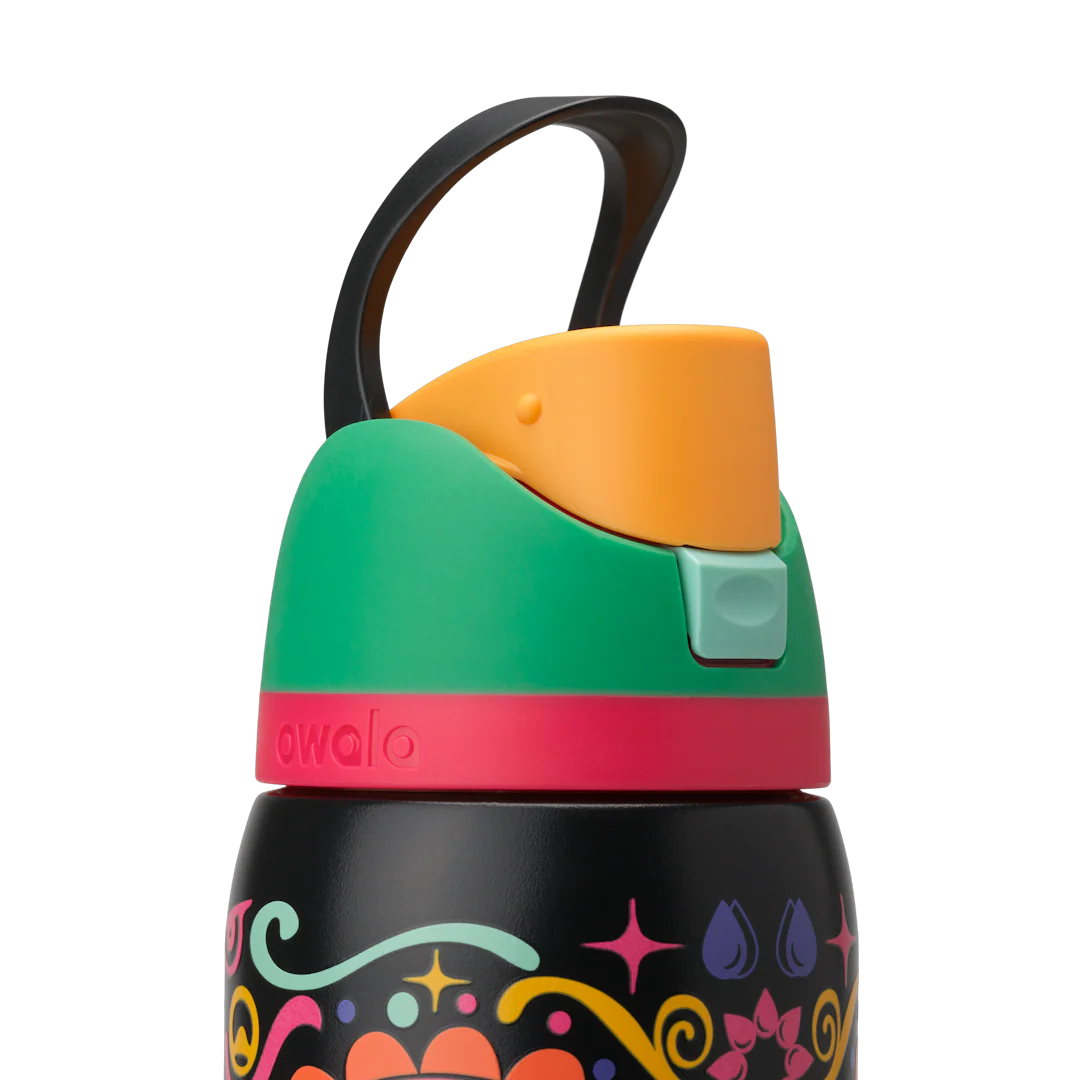 32oz Owala Día de los Muertos - Glow in the Dark FreeSip Bottle
