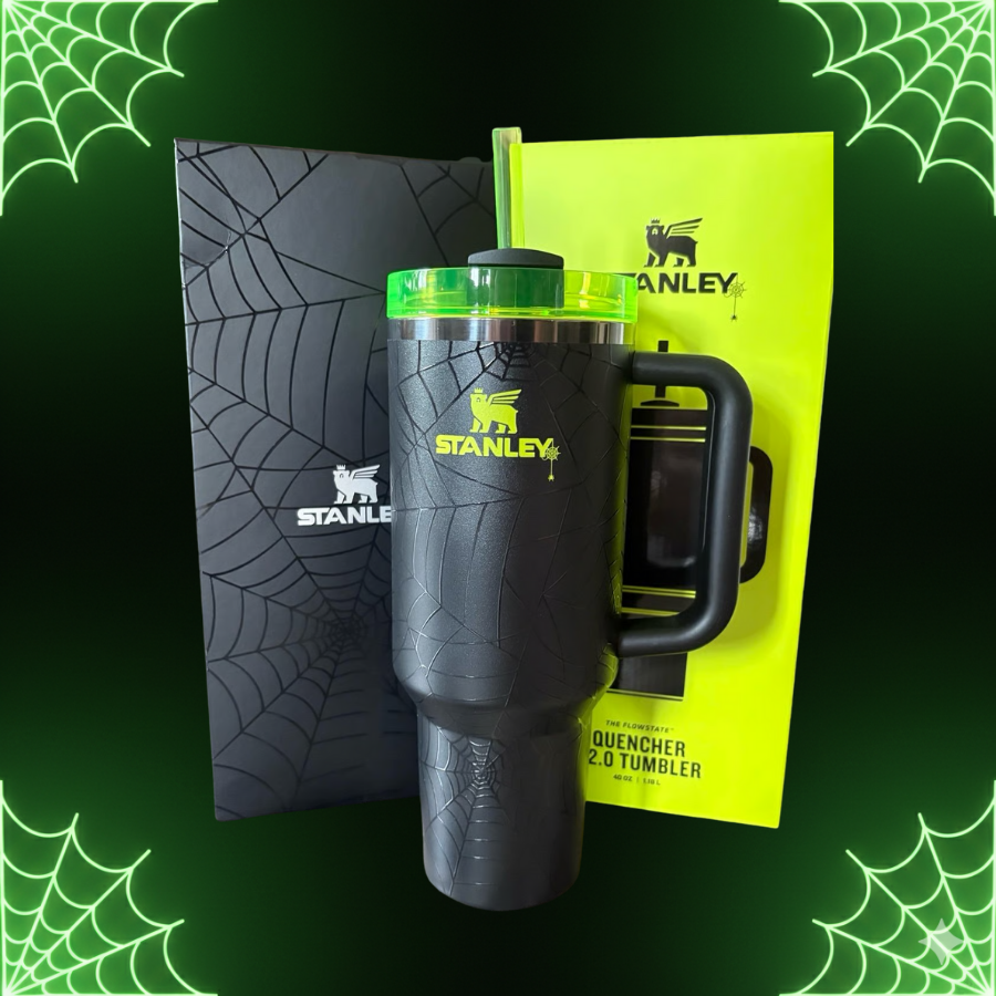 40oz Halloween Web Glow - Glow in the Dark Tumbler