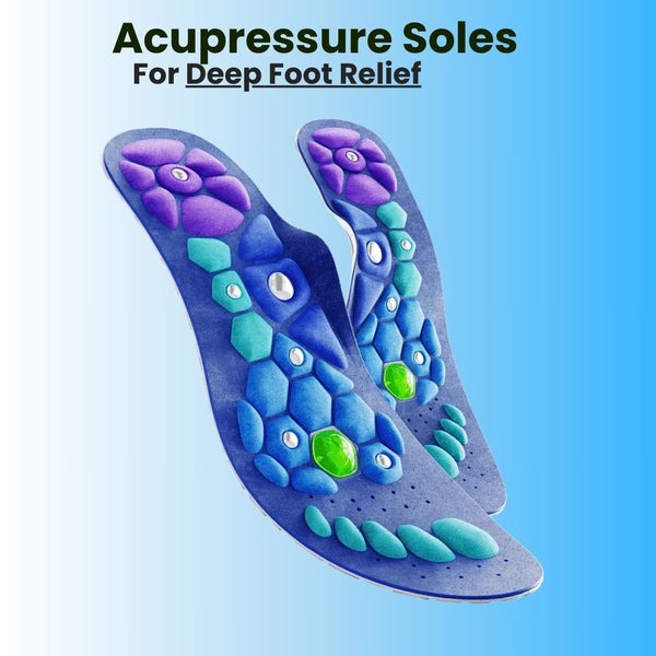 Magnetic Acupressure Insoles with Arch Support