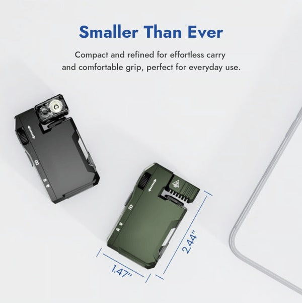 Magnetic Pocket-Sized Flashlight  - 400LM Brightness, USB-C, Great for Gear Bag