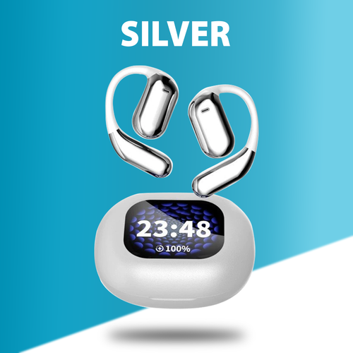 True Powerful Bluetooth 5.4 Open Ear Earbuds – IPX5 Waterproof