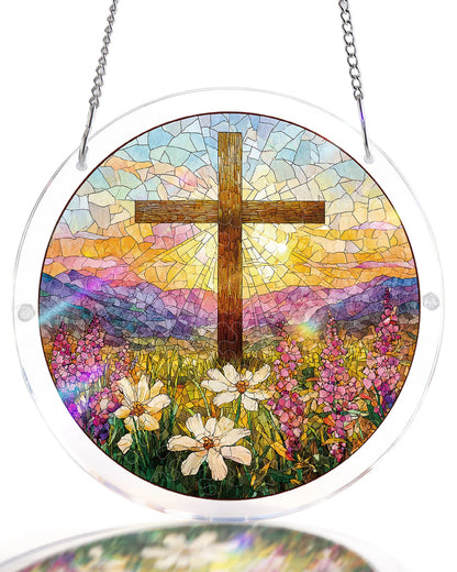 Garden of Holy Light Light Puzzle Suncatcher