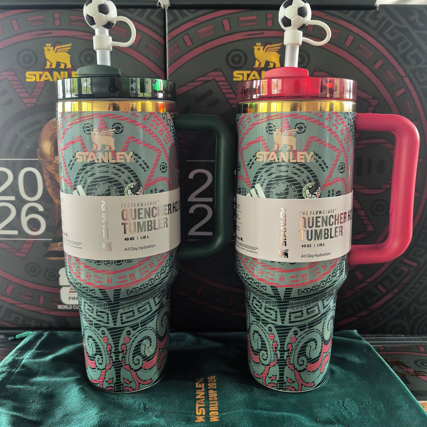 40oz World Cup 40oz Mexico Tumbler