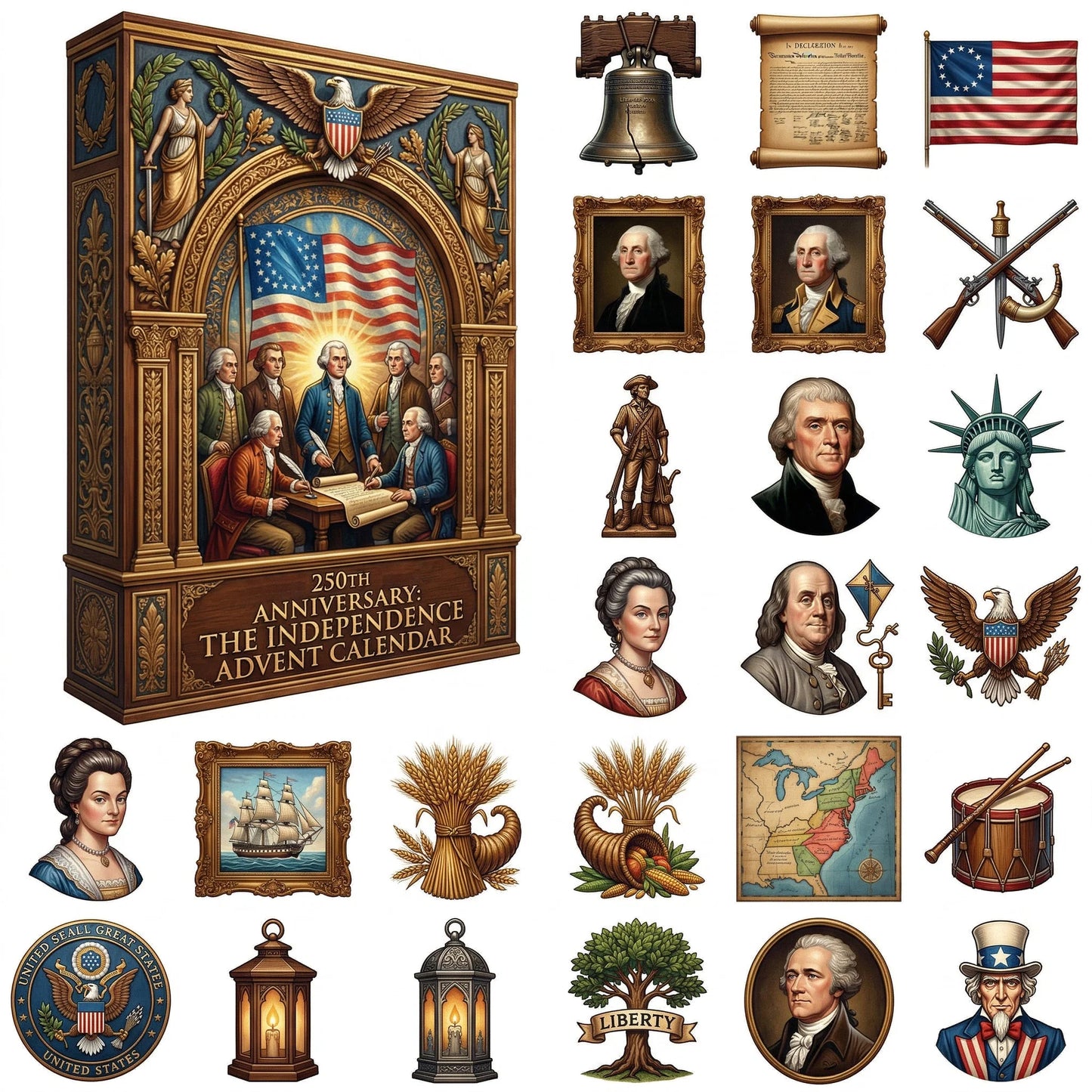 250th Anniversary Independence Countdown Gift Set