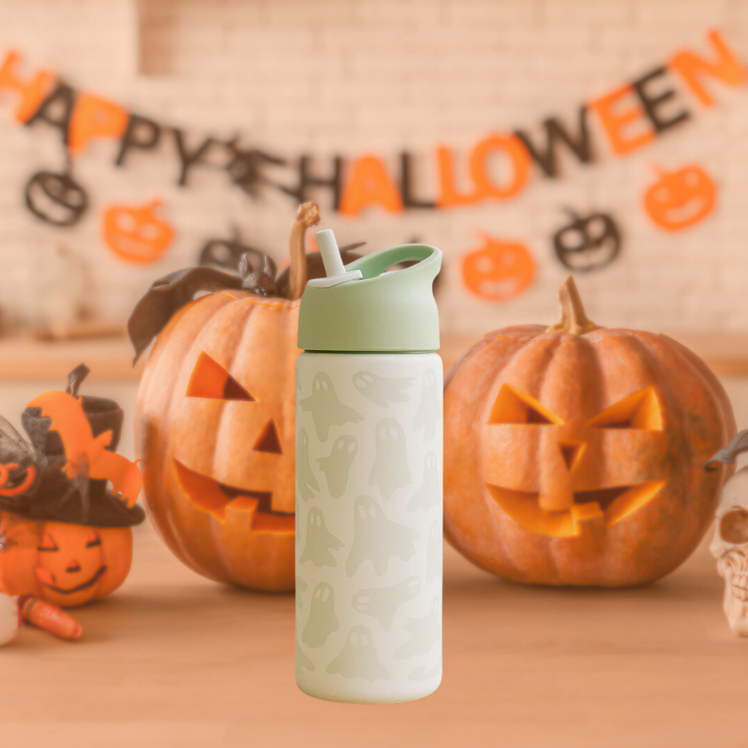 Boo-Ya 32oz Free Sip Bottle - Glow In The Dark Water Bottle