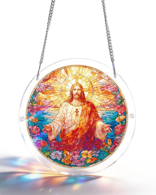 Holy Light of Jesus Light Puzzle Suncatcher