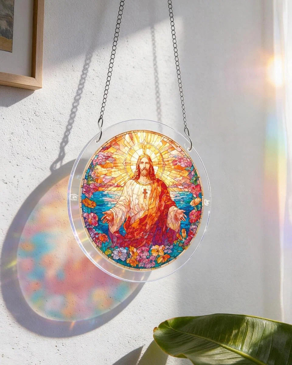 Holy Light of Jesus Light Puzzle Suncatcher