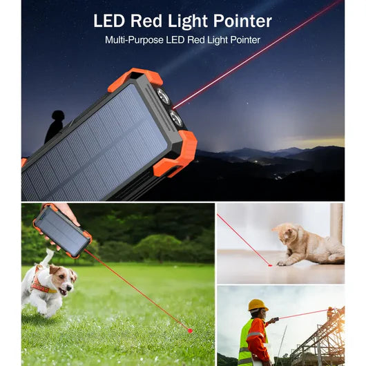 LAST DAY 50% OFF - 10000mAh Emergency Solar Power Bank