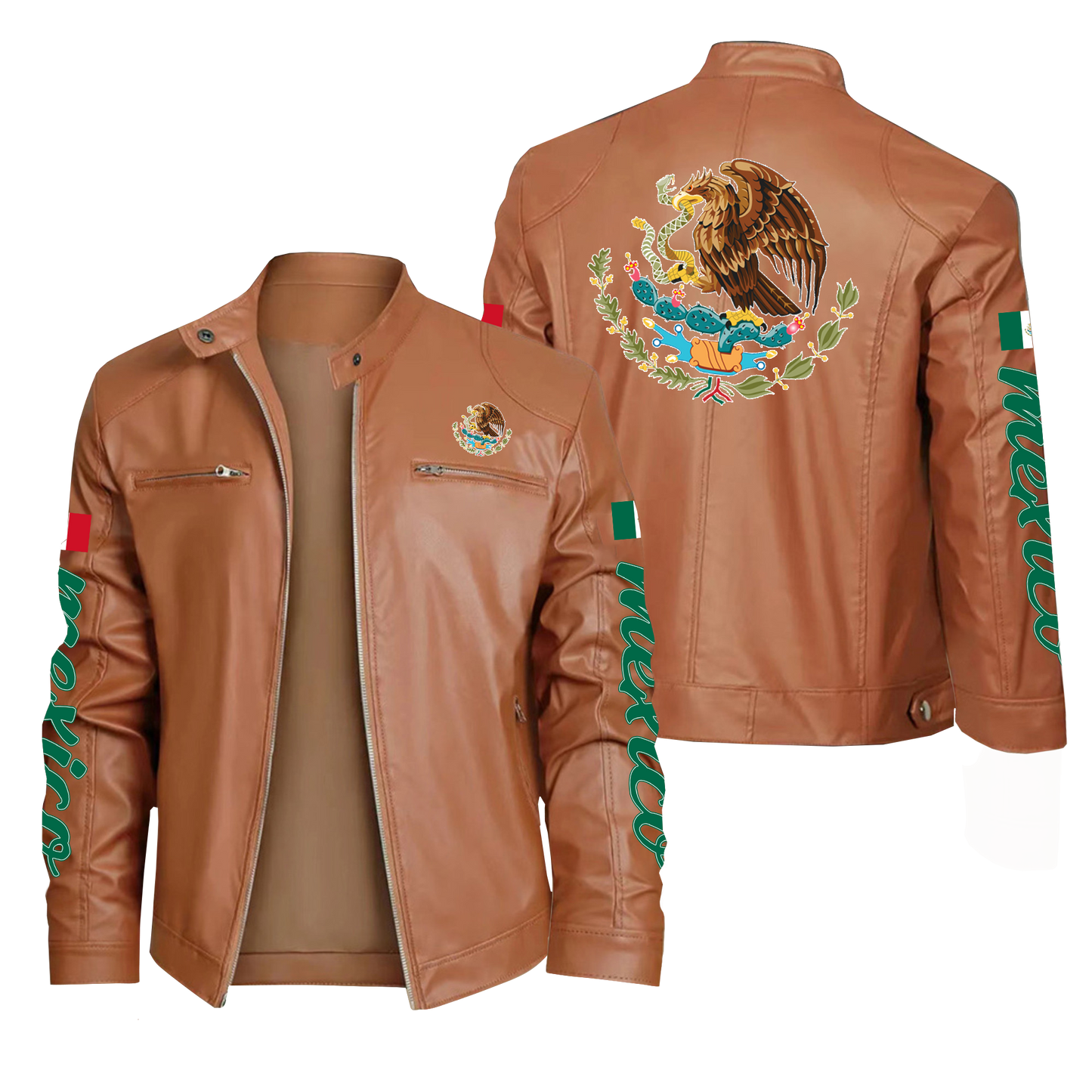 Leather Bomber Jacket - Mexico Edition