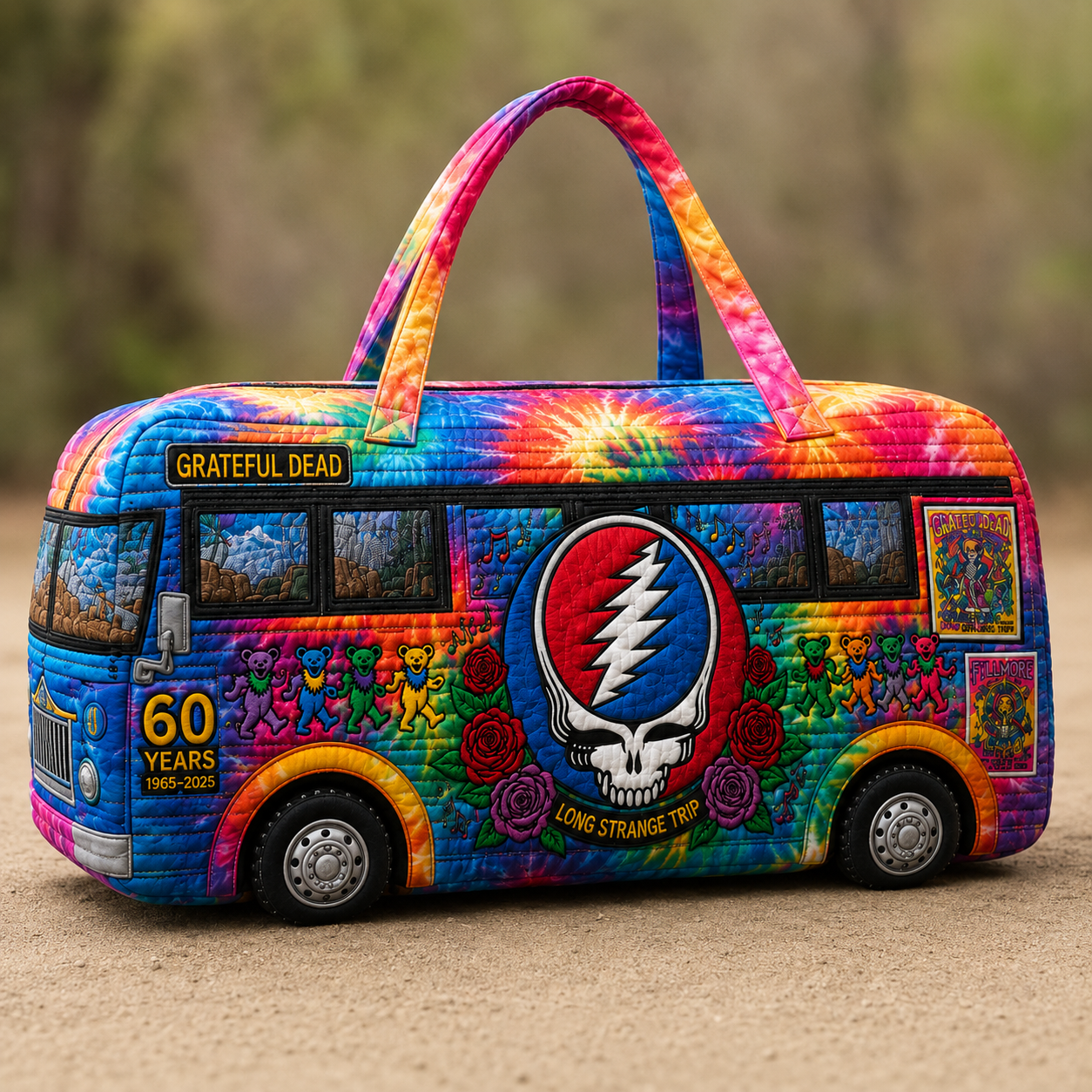 Grateful Dead 60th Anniversary Camper Van Bag Collector's Gift