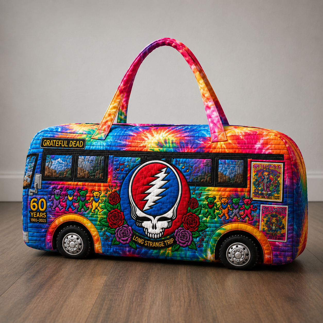 Grateful Dead 60th Anniversary Camper Van Bag Collector's Gift