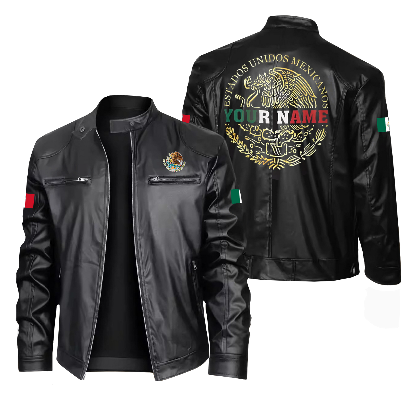 Leather Bomber Jacket - Mexico Edition