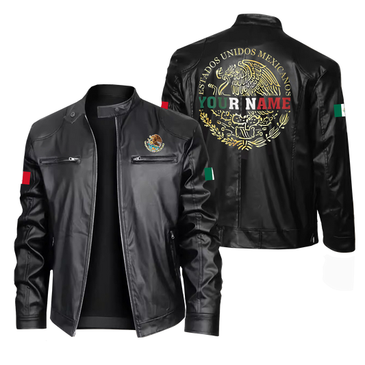 Leather Bomber Jacket - Mexico Edition