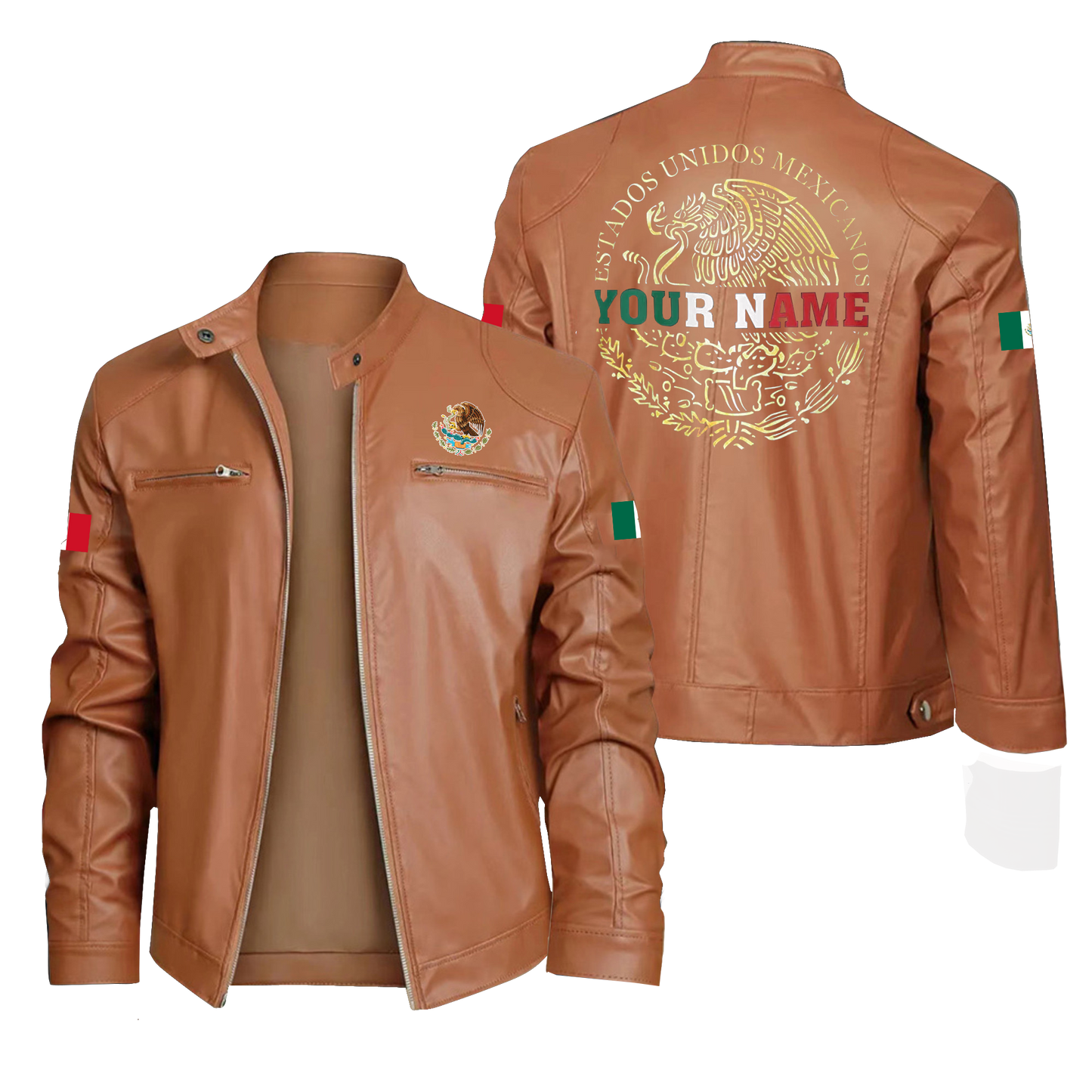 Leather Bomber Jacket - Mexico Edition