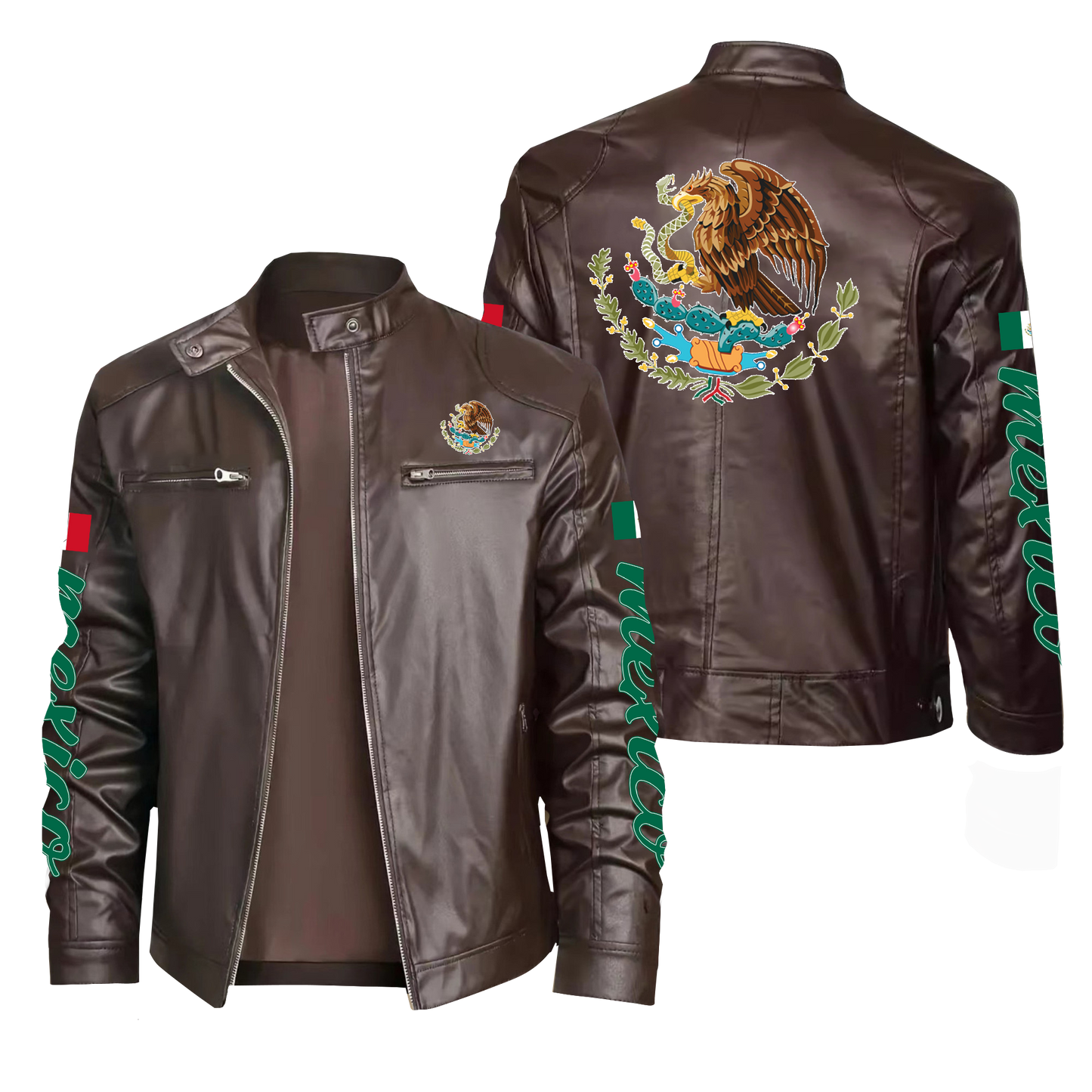 Leather Bomber Jacket - Mexico Edition