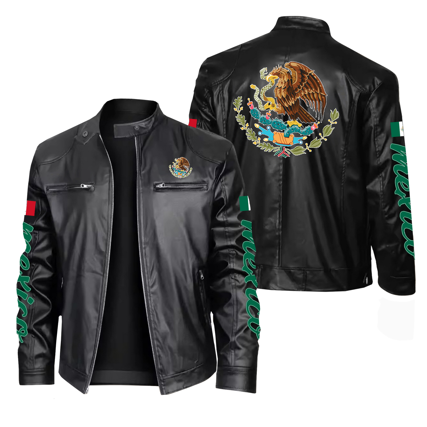 Leather Bomber Jacket - Mexico Edition