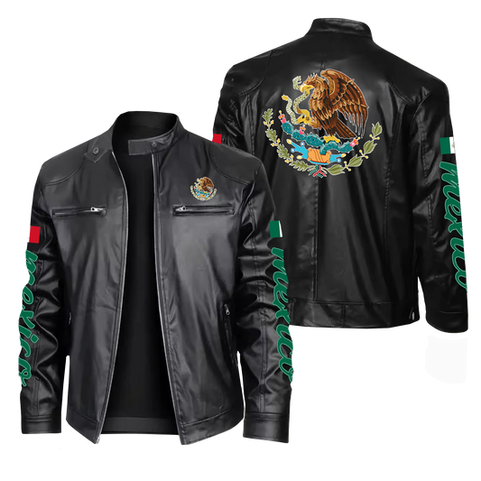 Leather Bomber Jacket - Mexico Edition