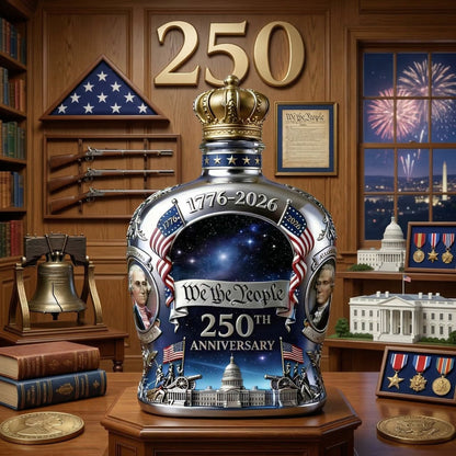 Starfield Edition “We The People” 250th Anniversary Patriotic Whiskey Bottle
