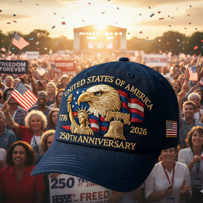 250th Anniversary United States Of America Stitched Cap