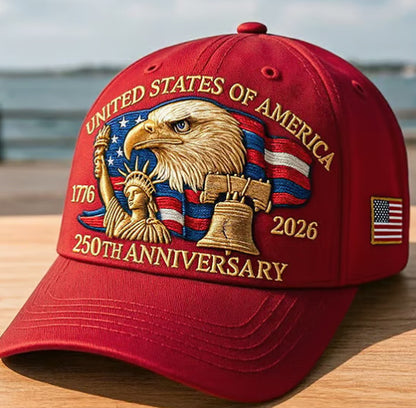 250th Anniversary United States Of America Stitched Cap