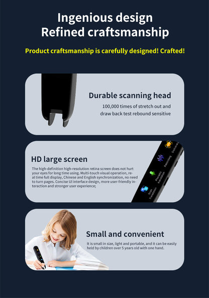 Translation Pen Scanner - Scan Reader Pen for 112 Languages