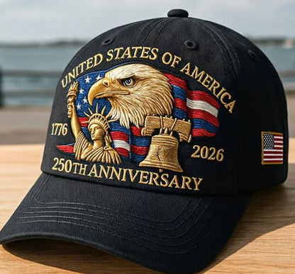 250th Anniversary United States Of America Stitched Cap