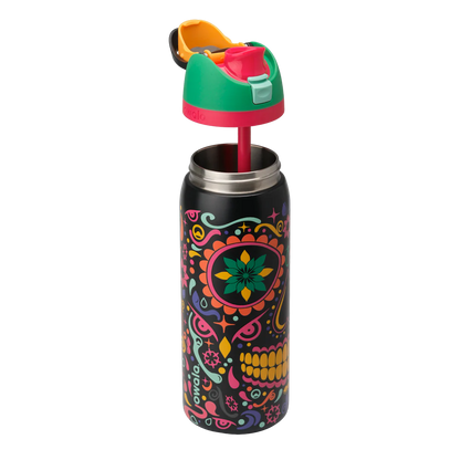 32oz Owala Día de los Muertos - Glow in the Dark FreeSip Bottle