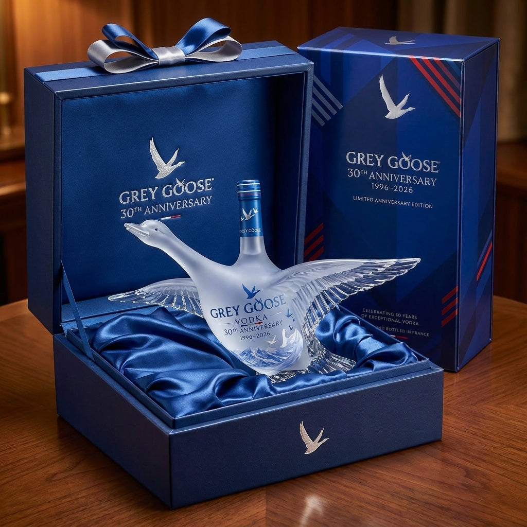 Grey Goose Vodka 30th Anniversary Bottle - New Version