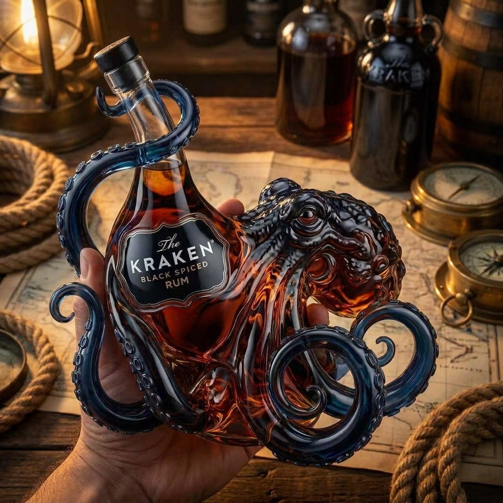Kraken-Inspired Deep Sea Octopus Bottle 🌊🐙