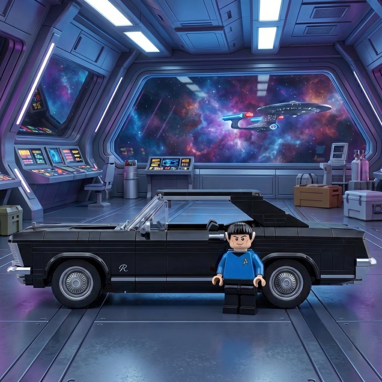 Star Trek 60th Anniversary - Spock Riviera Collector Building Set