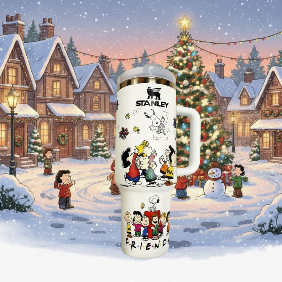 40oz Snoopy F.R.I.E.N.D.S Tumbler