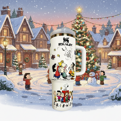 40oz Snoopy F.R.I.E.N.D.S Tumbler
