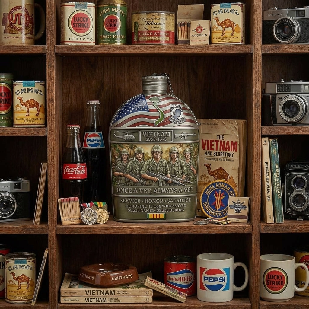 Once A Vet, Always A Vet Tribute Canteen