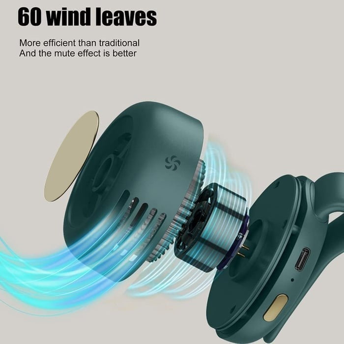 Beat the Heat with Portable Silent Mini Bladeless Fan - Summer’s Must-Have!