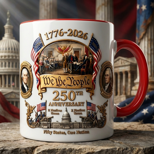 America 250th Anniversary Accent Mug