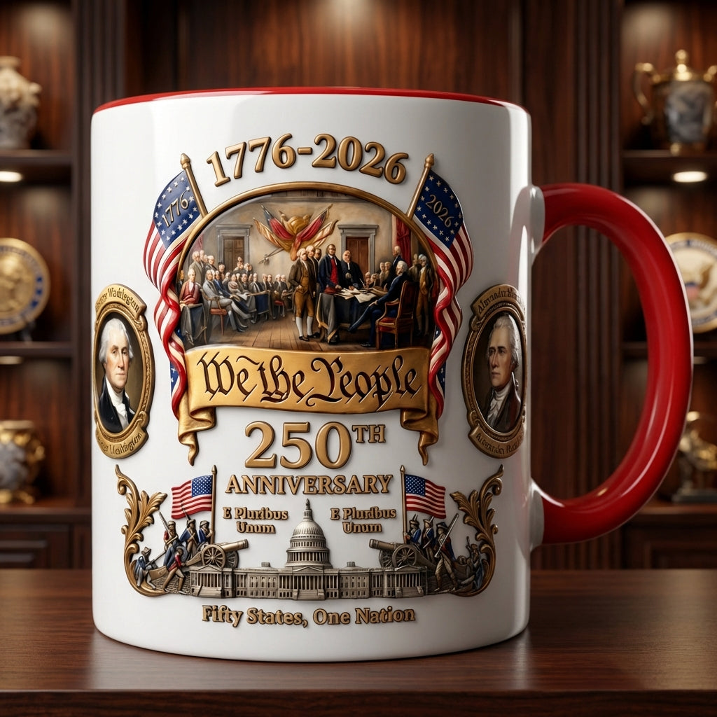America 250th Anniversary Accent Mug