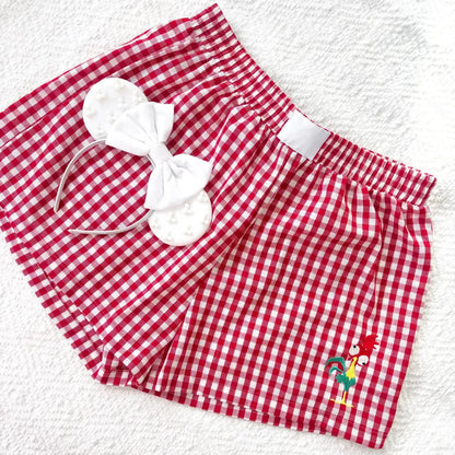 Disney Character Inspired Gingham Shorts