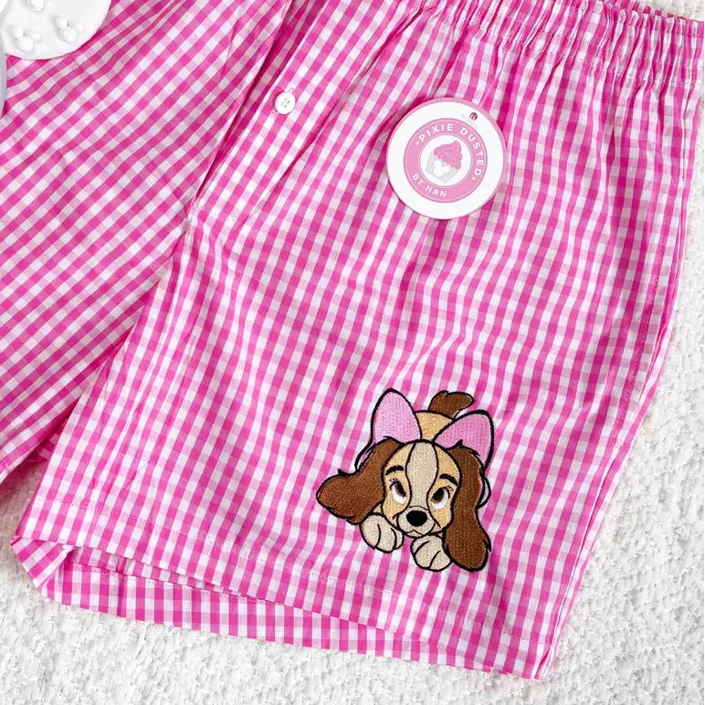 Disney Character Inspired Gingham Shorts
