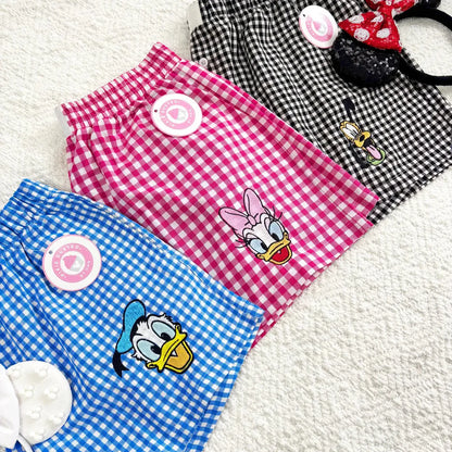 Disney Character Inspired Gingham Shorts