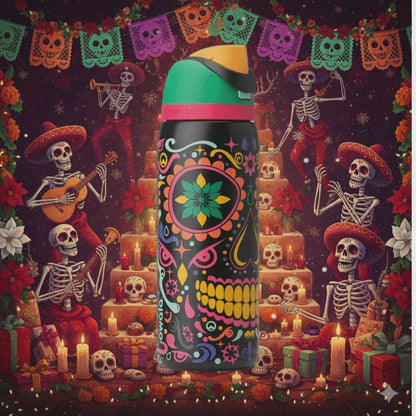 32oz Owala Día de los Muertos - Glow in the Dark FreeSip Bottle