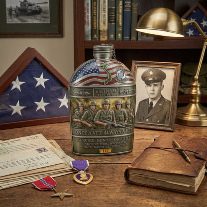 Once A Vet, Always A Vet Tribute Canteen